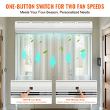 Curtain Accessories: VEVOR 1.5m Commercial Indoor Air Curtain Super Power 2 Speeds 2547m³/h, UL Certified Wall Mounted Air Curtains for Doors, Indoor Over Door Fan with Heavy Duty Limit Switch, Easy-Install Unheated