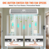 Curtain Accessories: VEVOR 1.1m Commercial Indoor Air Curtain Super Power 2 Speeds 2292m_/h, UL Certified Wall Mounted Air Curtains for Doors, Indoor Over Door Fan with Heavy Duty Limit Switch, Easy-Install Unheated