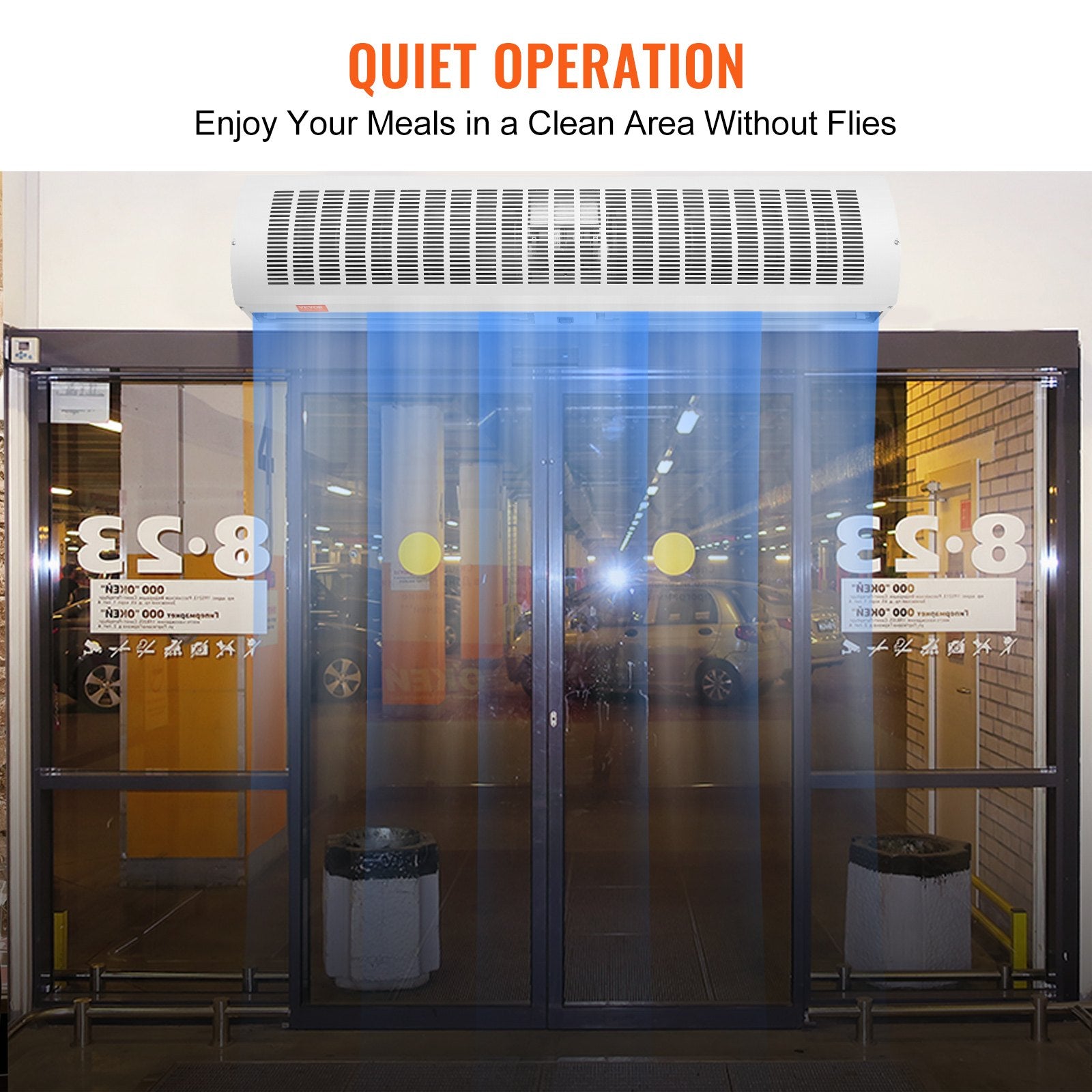 Curtain Accessories: VEVOR 1.2m Commercial Indoor Air Curtain Super Power 2 Speeds 2802m_/h, UL Certified Wall Mounted Air Curtains for Doors, Indoor Over Door Fan with Heavy Duty Limit Switch, Easy-Install Unheated