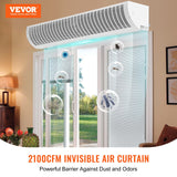 Curtain Accessories: VEVOR 1.5m Commercial Indoor Air Curtain Super Power 2 Speeds 3566m³/h, UL Certified Wall Mounted Air Curtains for Doors, Indoor Over Door Fan with Heavy Duty Limit Switch, Easy-Install Unheated
