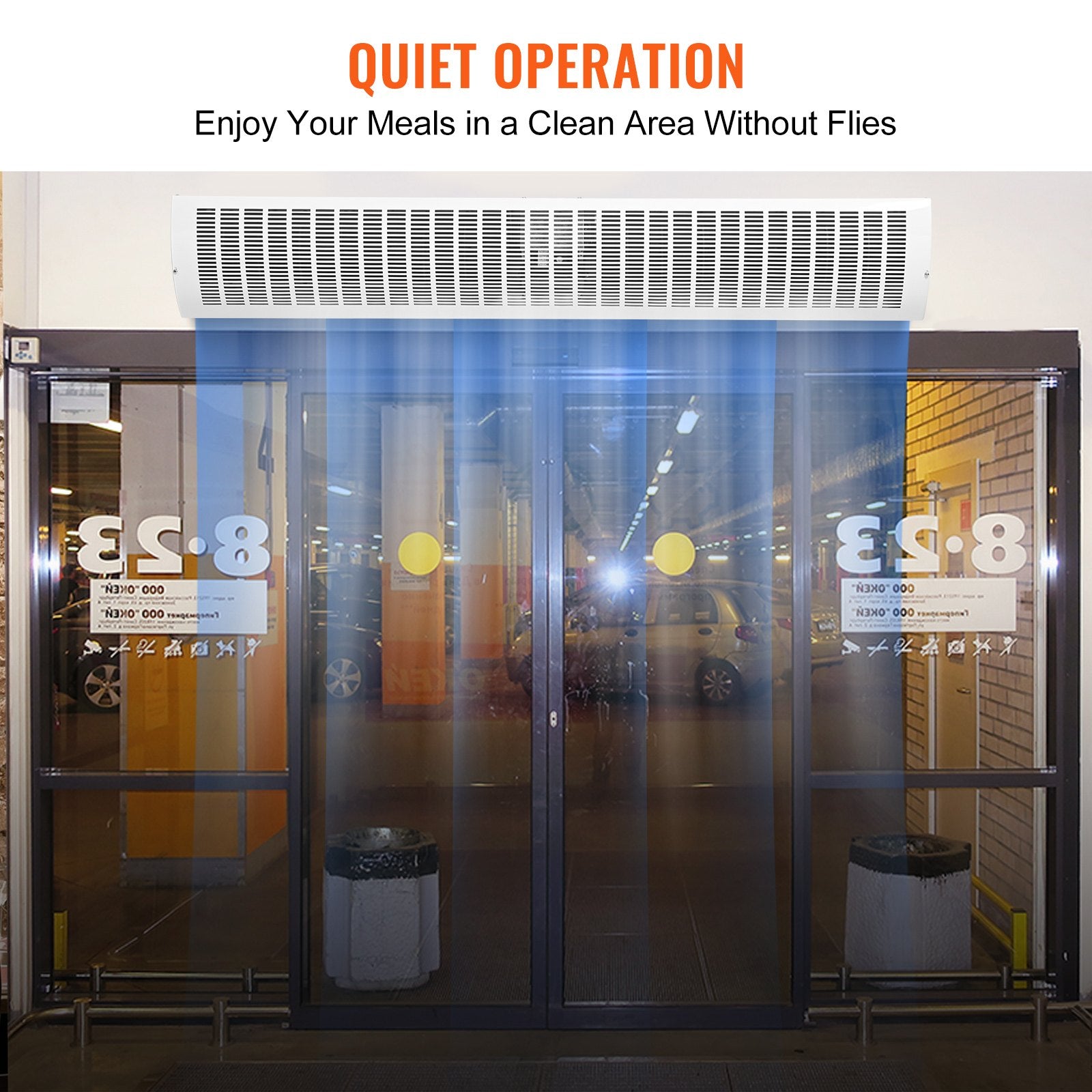 Curtain Accessories: VEVOR 1.5m Commercial Indoor Air Curtain Super Power 2 Speeds 3566m³/h, UL Certified Wall Mounted Air Curtains for Doors, Indoor Over Door Fan with Heavy Duty Limit Switch, Easy-Install Unheated