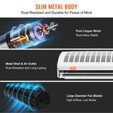 Curtain Accessories: VEVOR 1.5m Commercial Indoor Air Curtain Super Power 2 Speeds 3566m³/h, UL Certified Wall Mounted Air Curtains for Doors, Indoor Over Door Fan with Heavy Duty Limit Switch, Easy-Install Unheated