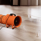 Desktops & Accessories: VEVOR Portable Ventilator, 254mm/10inch Heavy Duty Cylinder Fan with 10m Duct Hose, 300W Strong Shop Exhaust Blower 1720CFM, Industrial Utility Blower for Sucking Dust, Smoke, Smoke Home/Workplace