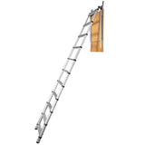 Ladders & Scaffolding: VEVOR Attic Ladder Telescoping, 158.76kg Capacity, 100cm x 59.94cm,Multi-Purpose Aluminium Extension, Lightweight and Portable,Fits298.7cm-320.04cmCeilingHeights,Convenient Access to Your Attic Standa