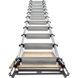Ladders & Scaffolding: VEVOR Attic Ladder Telescoping, 158.76kg Capacity, 100cm x 59.94cm,Multi-Purpose Aluminium Extension, Lightweight and Portable,Fits298.7cm-320.04cmCeilingHeights,Convenient Access to Your Attic Standa