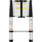 Ladders & Scaffolding: VEVOR Telescoping Ladder Aluminum Extension Step 12.5 ft Multi-purpose Portable