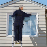 Automotive Lifts & Hoists: VEVOR Telescoping Extension Ladder 8.5FT One-button Retraction 375 LBS Capacity