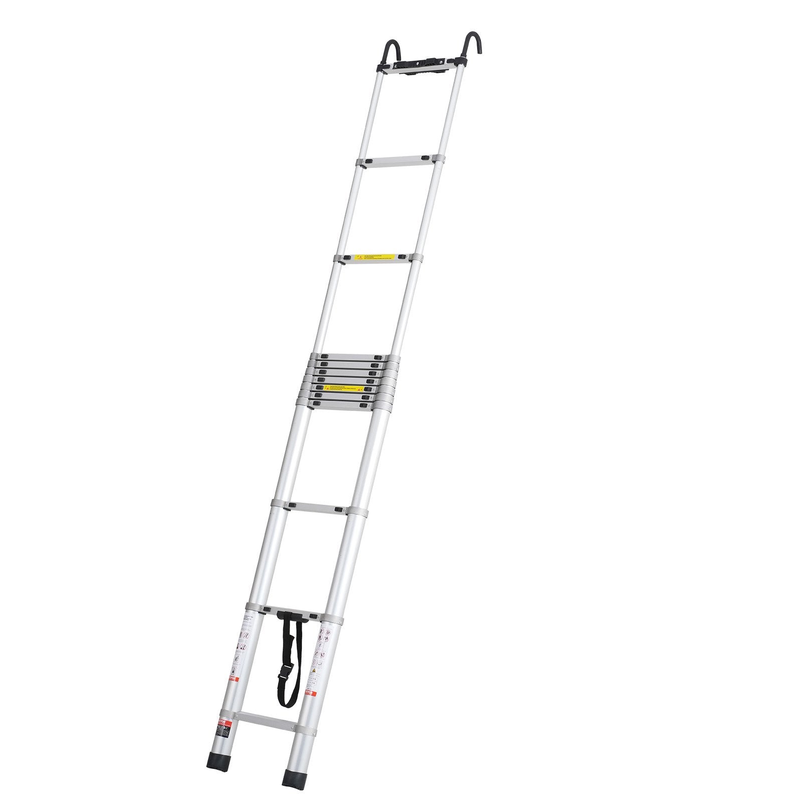 Automotive Lifts & Hoists: VEVOR Telescoping Extension Ladder 16.5FT Multi-button Retraction 419 LBS