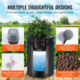 Gardening Tools: VEVOR DWC Hydroponics Grow System Deep Water Culture with Top Drip 4 Buckets
