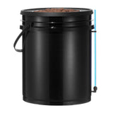 Gardening Tools: VEVOR DWC Hydroponics Grow System Deep Water Culture with Top Drip 4 Buckets