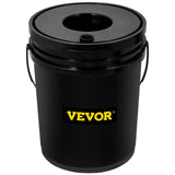 Gardening Tools: VEVOR DWC Hydroponic System, 5 Gallon 5 Buckets, Deep Water Culture Growing Bucket, Hydroponics Grow Kit with Pump, Air Stone and Connected Reservoir, for Indoor/Outdoor Leafy Vegetables