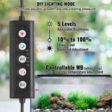 Aquarium Lighting: VEVOR Aquarium Light 26W Full Spectrum Aquarium LED Lights for 36"-42" Fish Tank