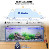Aquarium Lighting: VEVOR Aquarium Light 26W Full Spectrum Aquarium LED Lights for 36"-42" Fish Tank