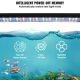 Aquarium Lighting: VEVOR Aquarium Light 26W Full Spectrum Aquarium LED Lights for 36"-42" Fish Tank