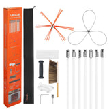 Vitamins & Supplements: VEVOR Chimney Sweep Kit, 7m Maximum Extendable Length Chimney Brush, Chimney Cleaner Sweeper with Dual Brush Heads, Brush & Goggles, Fireplace Cleaning Tool for Square, Rectangle, Arch Chimneys