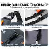 Life Jackets: VEVOR Life Vest for Watersports (PFD), Life Jacket with Waterproof Nylon & 96N Buoyancy, Life Vest/Jacket for Any Water Activity-Fishing, Kayaking, Surfing and More, Men and Women L
