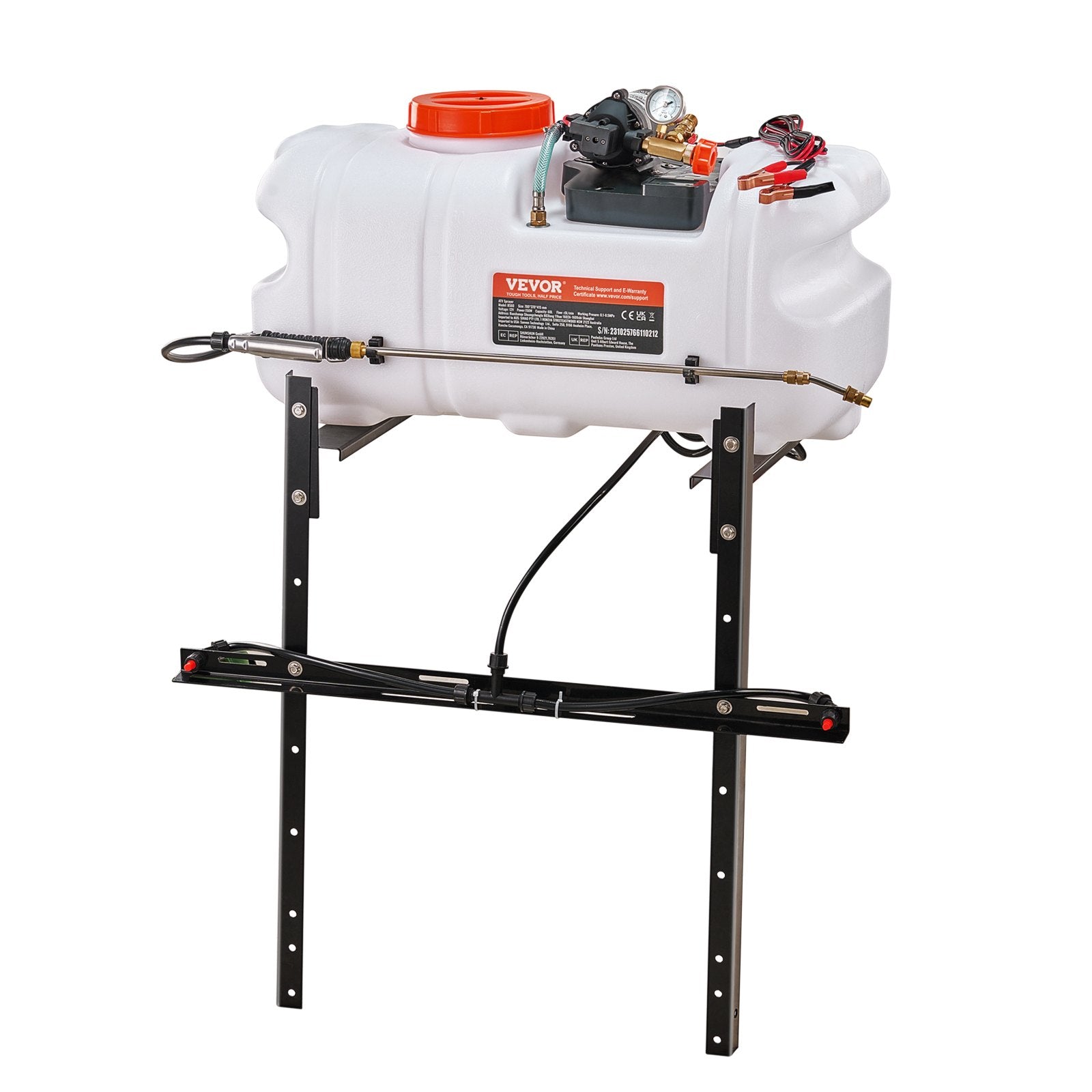 Herbicides: VEVOR ATV Sprayer 60 L/15.9 Gal ATV/UTV Spot Sprayer with A Nozzle Boom 1.9 GPM