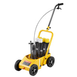 Label Makers: VEVOR Striping Line Marking Machine, 610 x 330 x 900 mm, 4-Wheel, Heavy Duty Striping Line Machine with 56-102 mm Adjustable Width, Make Clear Edge Line for Roads, Parking Lots, Sports Field, Yellow