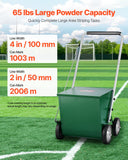Hand Tools: VEVOR Dry Line Marker 4-Wheel 50 or 100 mm Lines Heavy Duty Steel Chalker 29.5kg