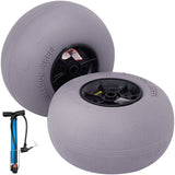 Boating Accessories: VEVOR Balloon Beach Wheels Replacement Beach Tires 13" TPU 121 LBS Load Capacity