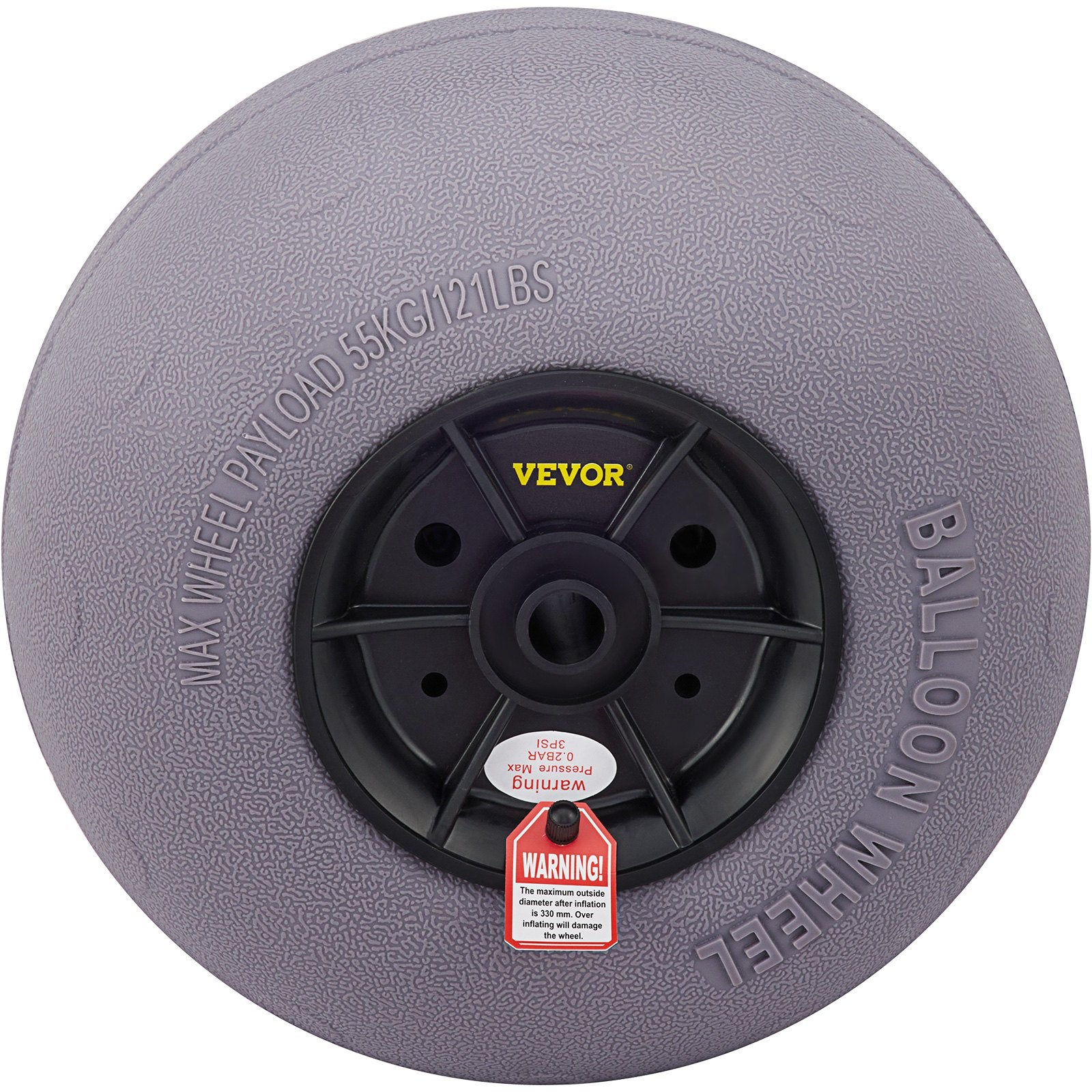 Boating Accessories: VEVOR Balloon Beach Wheels Replacement Beach Tires 13" TPU 121 LBS Load Capacity
