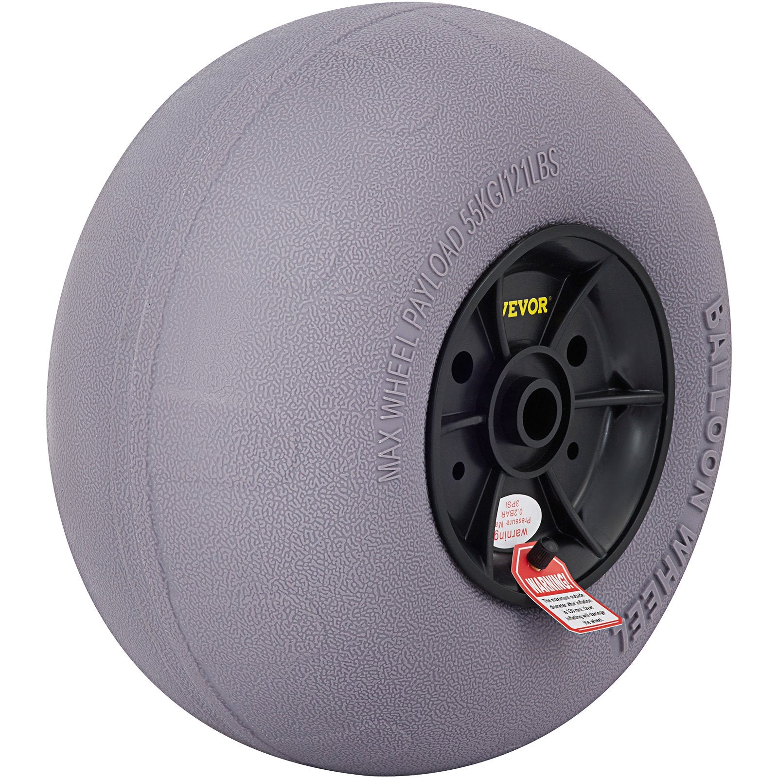 Boating Accessories: VEVOR Balloon Beach Wheels Replacement Beach Tires 13" TPU 121 LBS Load Capacity