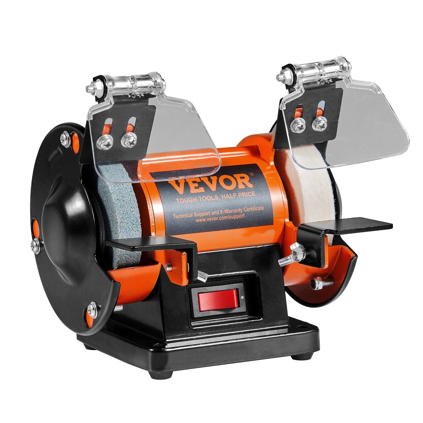 Gardening Tools: VEVOR Jewelry Polisher, Bench Grinder Polishing & Buffing Machine, 3590RPM Bench Lathe Polisher with 1 Wool Wheel & 1 Abrasive Fiber Wheel & 1 Grinding Wheel & 100pcs Tools