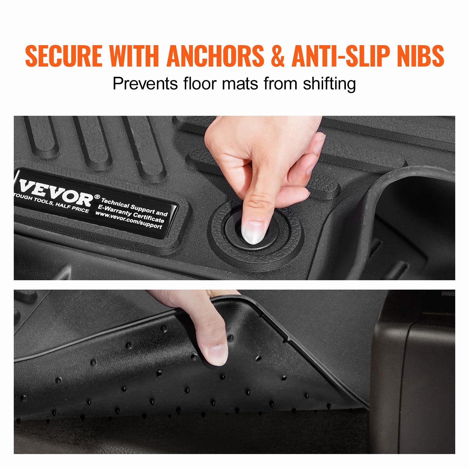Automotive Decor: VEVOR Automotive Floor Mats Fits Toyota RAV4 (Not for Hybrid or Prime) 2019-2024