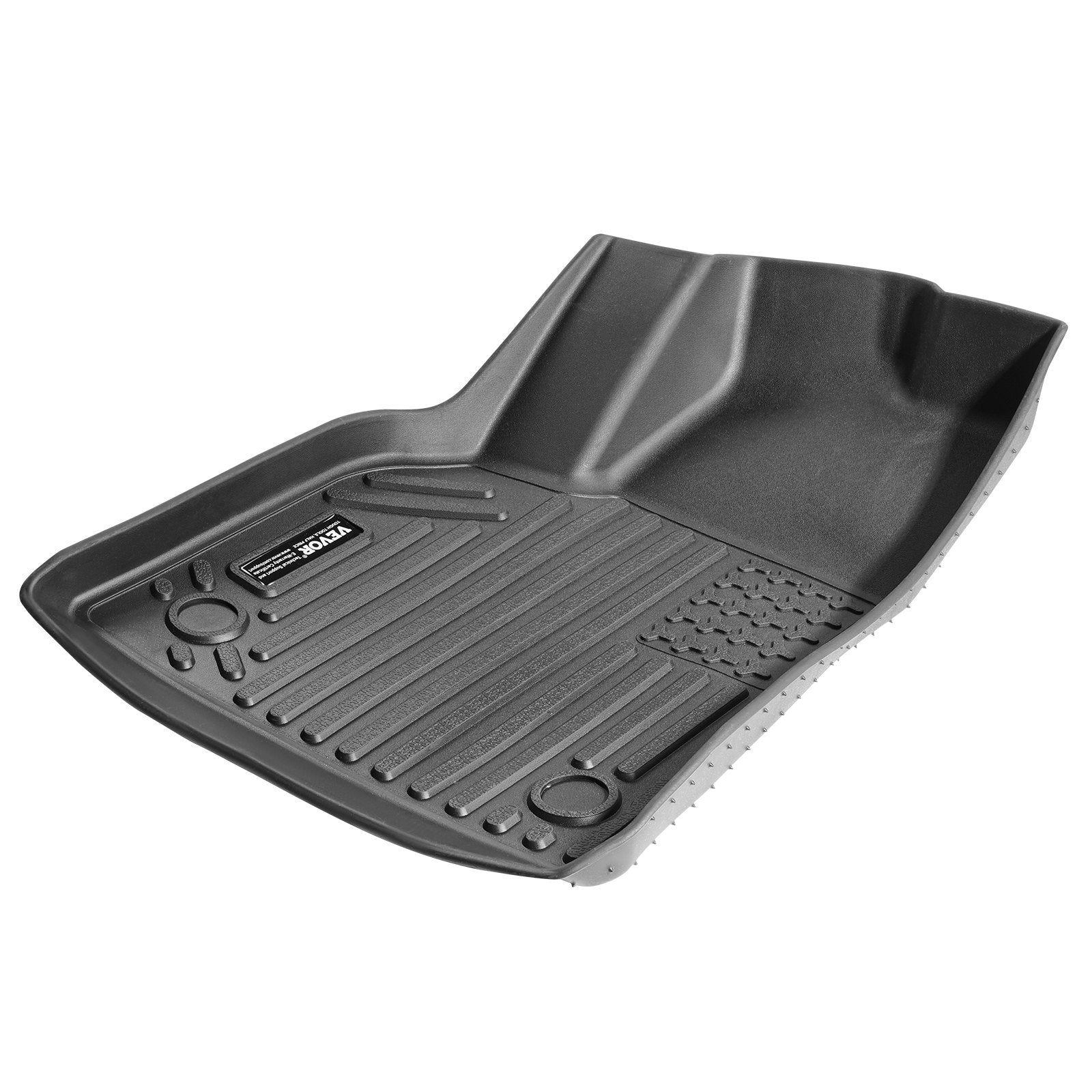 Automotive Decor: VEVOR Automotive Floor Mats Fits for Tesla Model Y 2021-2024 3 pcs TPE Liners