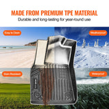 Automotive Decor: VEVOR Automotive Floor Mats Fits for Tesla Model Y 2021-2024 3 pcs TPE Liners