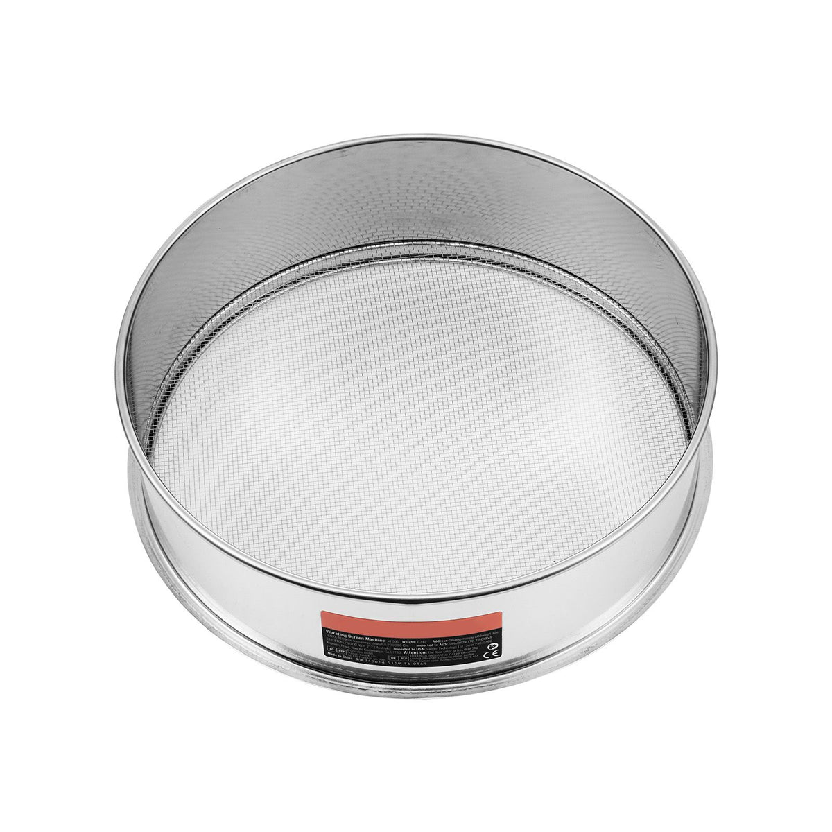 Flour Sieve Fine Mesh, 12 Mesh Flour Sifter, 304 Stainless Steel Fine Mesh Sifter Food-grade, Dia. 12.6" Fine Mesh Strainers for Baking, 5 Sizes Mesh hole for Mungbean, Rice, Flour, Pearl Powder