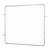 Fence & Gate Accessories: VEVOR Chain Link Fence Gate, 70 x 72 in, Adjustable Chain Link Fence Panel, Fit 3 ft (W) x 4 ft (H) Garden Fence Gate Opening, Rust-Resistant Galvanized Fencing Gate for Farm Posts Not Included