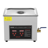 Gardening Tools: VEVOR Ultrasonic Cleaner with Digital Timer & Heater, Professional Ultra Sonic Jewelry Cleaner, Stainless Steel Heated Cleaning Machine for Glasses Watch Rings Small Parts Circuit Board (10L)