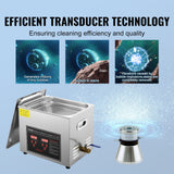 Gardening Tools: VEVOR Ultrasonic Cleaner with Digital Timer & Heater, Professional Ultra Sonic Jewelry Cleaner, Stainless Steel Heated Cleaning Machine for Glasses Watch Rings Small Parts Circuit Board (10L)