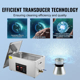 Jewellery Cleaners: VEVOR 22L Ultrasonic Cleaner with Timer Heating Machine Digital Sonic Cleaner