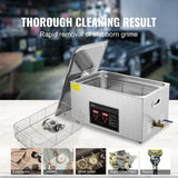 Jewellery Cleaners: VEVOR 22L Ultrasonic Cleaner with Timer Heating Machine Digital Sonic Cleaner