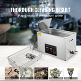 Gardening Tools: VEVOR Ultrasonic Cleaner with Digital Timer & Heater, Professional Ultra Sonic Jewelry Cleaner, Stainless Steel Heated Cleaning Machine for Glasses Watch Rings Small Parts Circuit Board (30L)