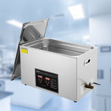 Gardening Tools: VEVOR Ultrasonic Cleaner with Digital Timer & Heater, Professional Ultra Sonic Jewelry Cleaner, Stainless Steel Heated Cleaning Machine for Glasses Watch Rings Small Parts Circuit Board (30L)