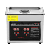 Gardening Tools: VEVOR Ultrasonic Cleaner with Digital Timer & Heater, Professional Ultra Sonic Jewelry Cleaner, Stainless Steel Heated Cleaning Machine for Glasses Watch Rings Small Parts Circuit Board (3L)