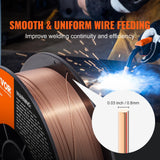 Automotive Repair & Speciality Tools: VEVOR Solid MIG Welding Wire, ER70S-6 0.030-inch 11LBS with Low Splatter and High Levels of Deoxidizers for All Position Gas Welding