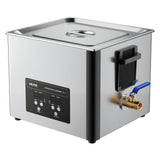 Jewellery Cleaners: VEVOR 15L Ultrasonic Cleaner, Professional Ultrasonic Cleaner Machine with Cleaning Basket & Digital Display, 240W Stainless Steel 40kHz Industrial Cleaning Machine for Parts, Carburetors, Instruments
