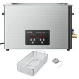 Jewellery Cleaners: VEVOR 30L Ultrasonic Cleaner, Professional Ultrasonic Cleaner Machine with Cleaning Basket & Digital Display, 480W Stainless Steel 40kHz Industrial Cleaning Machine for Parts, Carburetors, Instruments