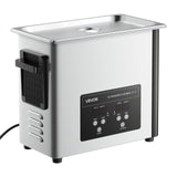 Jewellery Cleaners: VEVOR 6L Ultrasonic Cleaner, Professional Ultrasonic Cleaner Machine with Cleaning Basket & Digital Display, 120W Stainless Steel 40kHz Cleaning Machine for Watches, Razors, Jewelry, Coins and More
