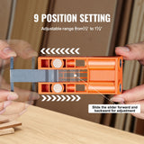 Power & Electrical Supplies: VEVOR Pocket Hole Jig, 56 Pcs Mini Jig Pocket Hole System with C-clamp, Step Drill, Wrench, Drill Stop Ring, Square Drive Bit, and Screws, for DIY Carpentry Projects
