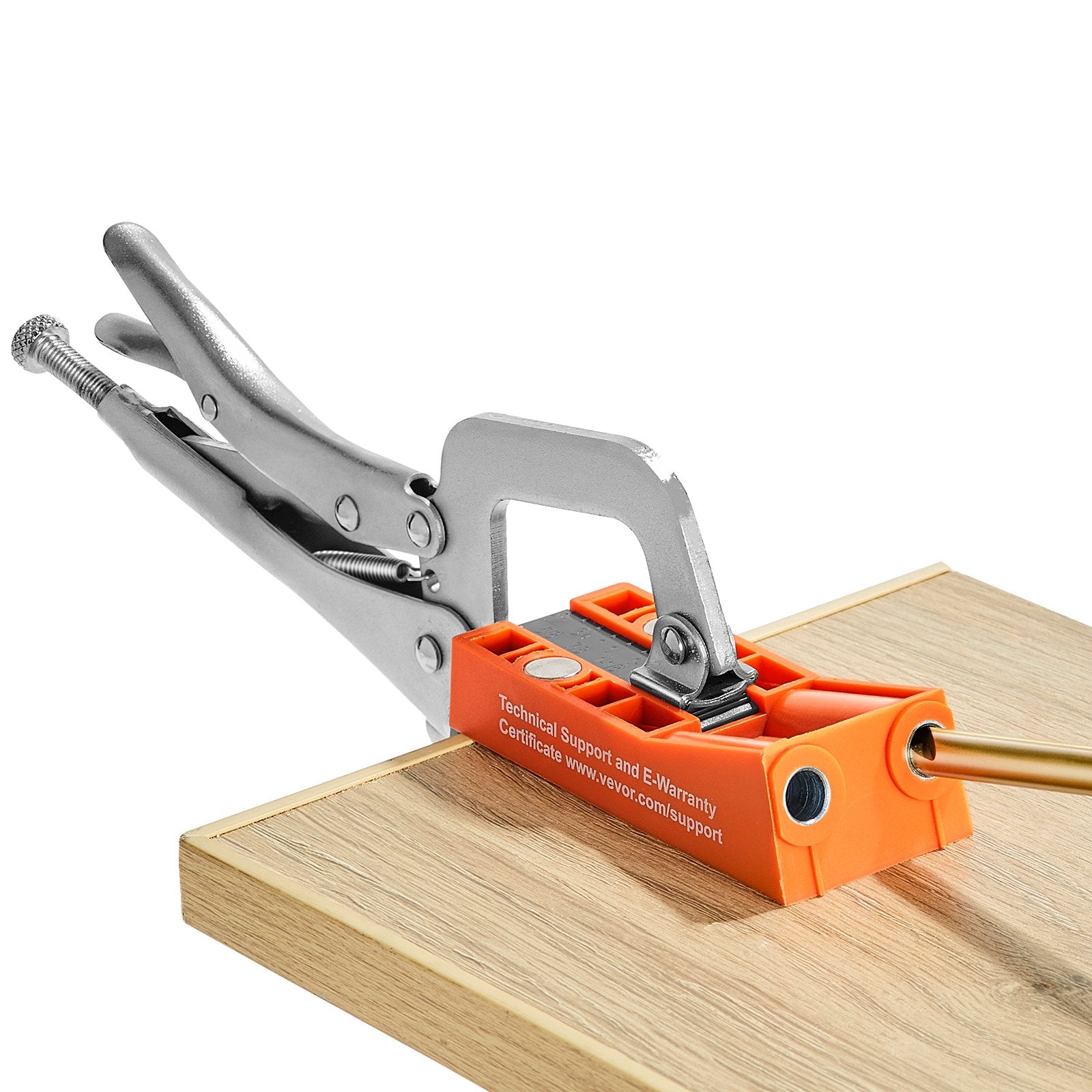 Power & Electrical Supplies: VEVOR Pocket Hole Jig, 56 Pcs Mini Jig Pocket Hole System with C-clamp, Step Drill, Wrench, Drill Stop Ring, Square Drive Bit, and Screws, for DIY Carpentry Projects