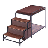 Dog Beds: VEVOR Pet Bunk Bed Dog/Cat Window Perch with Stairs Storage Medium Size