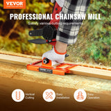 Chainsaws: VEVOR Chainsaw Mill, Vertical Lumber Cutting Guide with 5.1-15.2cm Cutting Width, Cast Iron Portable Timber Chainsaw Attachment, Lightweight Wood Timber Milling Attachment for Builders and Woodworkers