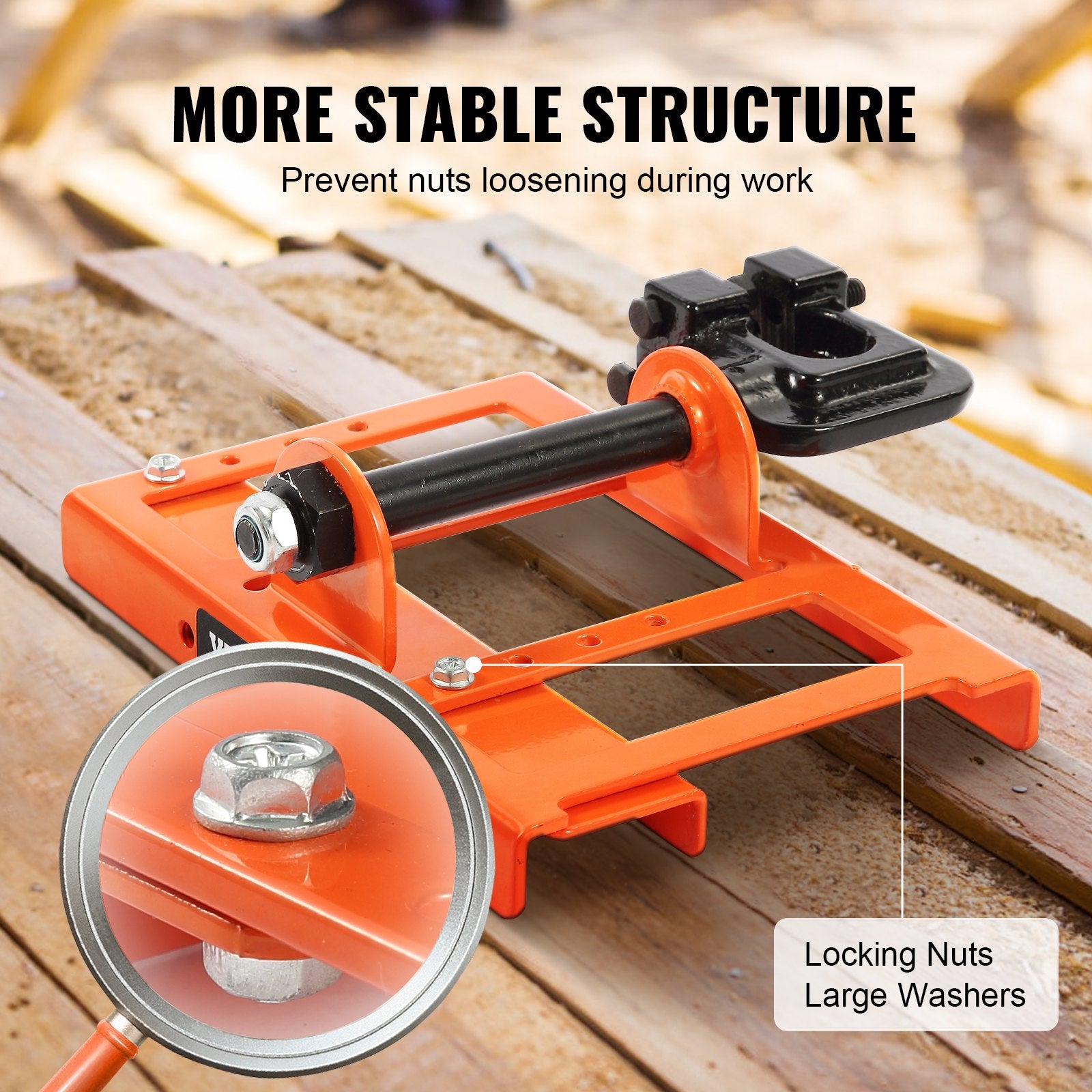 Chainsaws: VEVOR Chainsaw Mill, Vertical Lumber Cutting Guide with 5.1-15.2cm Cutting Width, Cast Iron Portable Timber Chainsaw Attachment, Lightweight Wood Timber Milling Attachment for Builders and Woodworkers