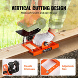 Chainsaws: VEVOR Chainsaw Mill, Vertical Lumber Cutting Guide with 5.1-15.2cm Cutting Width, Cast Iron Portable Timber Chainsaw Attachment, Lightweight Wood Timber Milling Attachment for Builders and Woodworkers