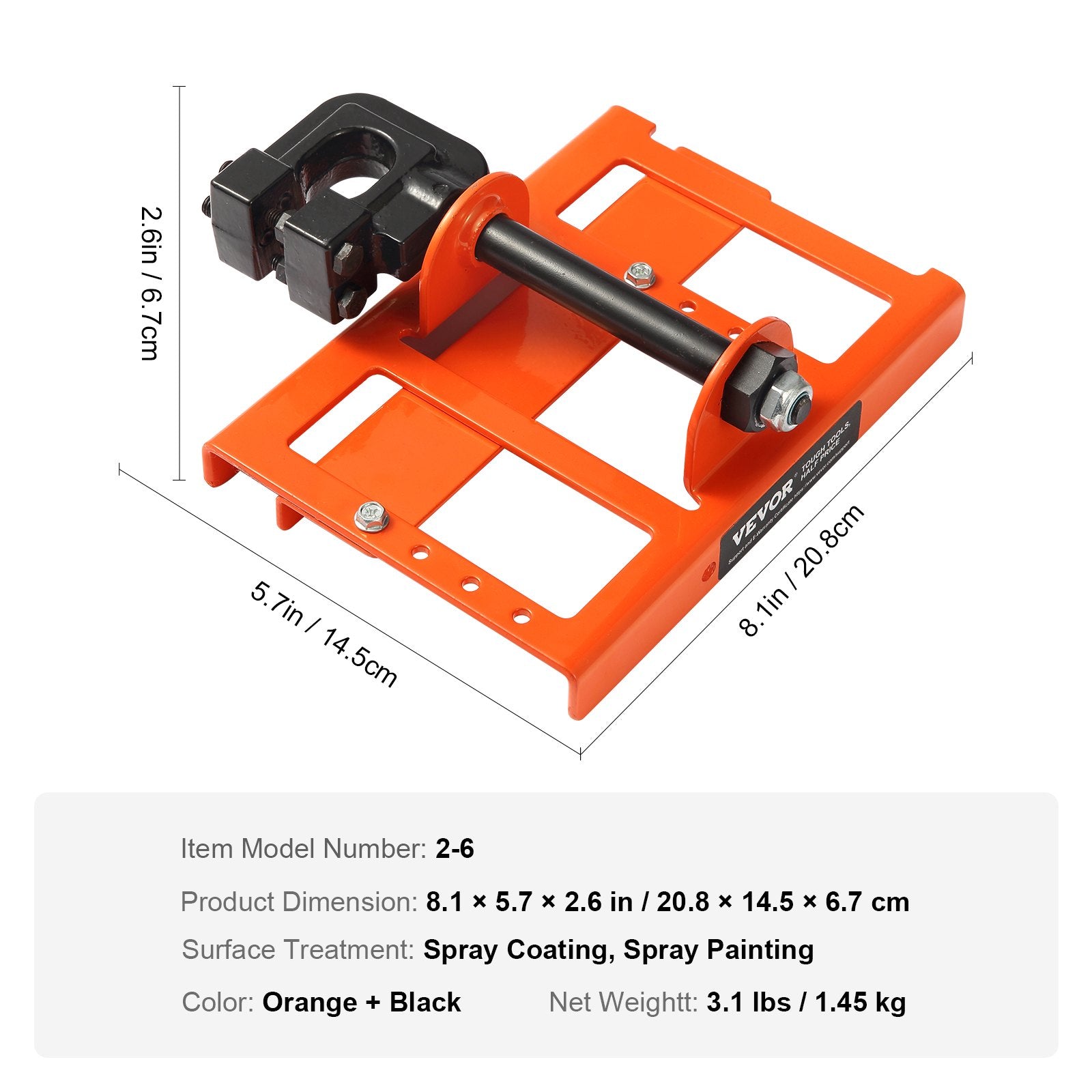 Chainsaws: VEVOR Chainsaw Mill, Vertical Lumber Cutting Guide with 5.1-15.2cm Cutting Width, Cast Iron Portable Timber Chainsaw Attachment, Lightweight Wood Timber Milling Attachment for Builders and Woodworkers